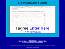 Tablet Screenshot of carmencocks.com